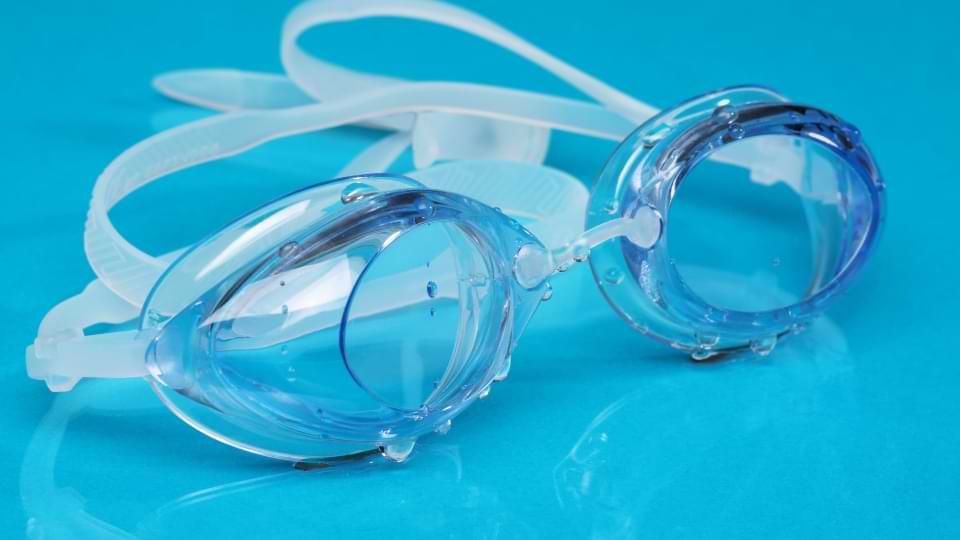 verre lunette natation