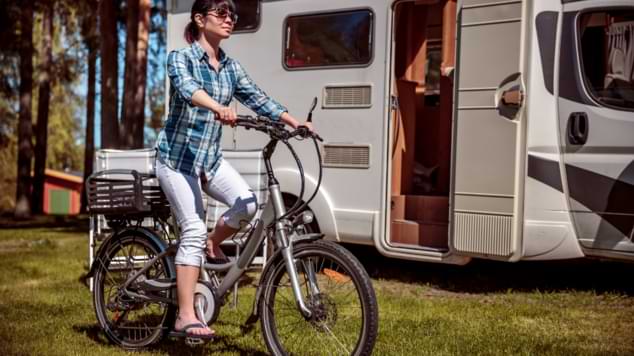 vélo à assistance électrique camping car