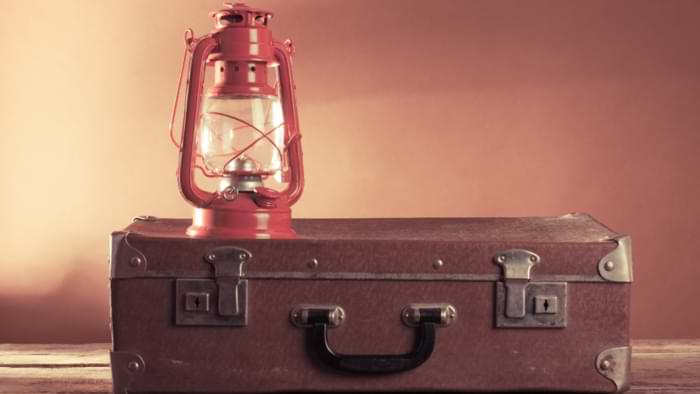 lampe pétrole vintage rétro