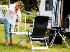 table camping car